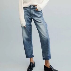 AYR Women's Boyfriend Jeans in Medium Blue Wash